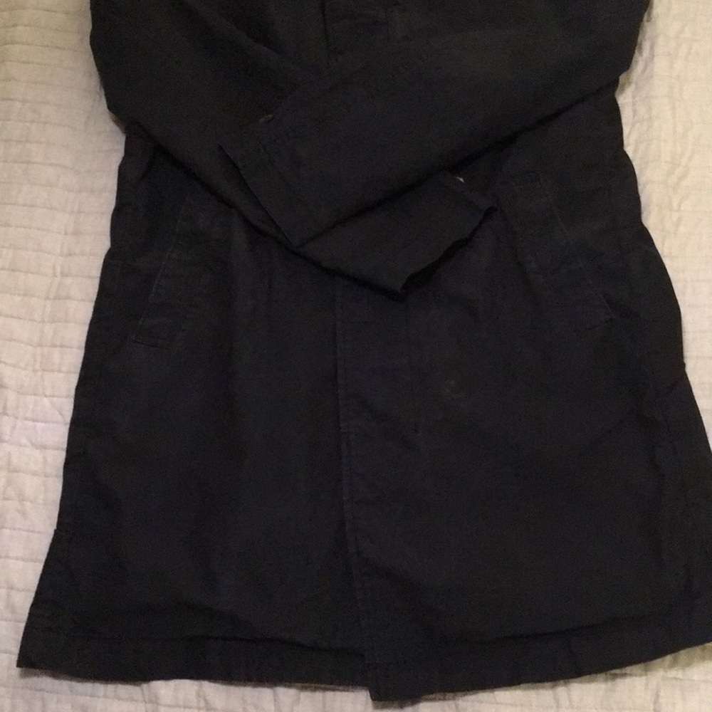 United Colors of Benetton BlackUtility Trench Coat - Picture 7 of 10